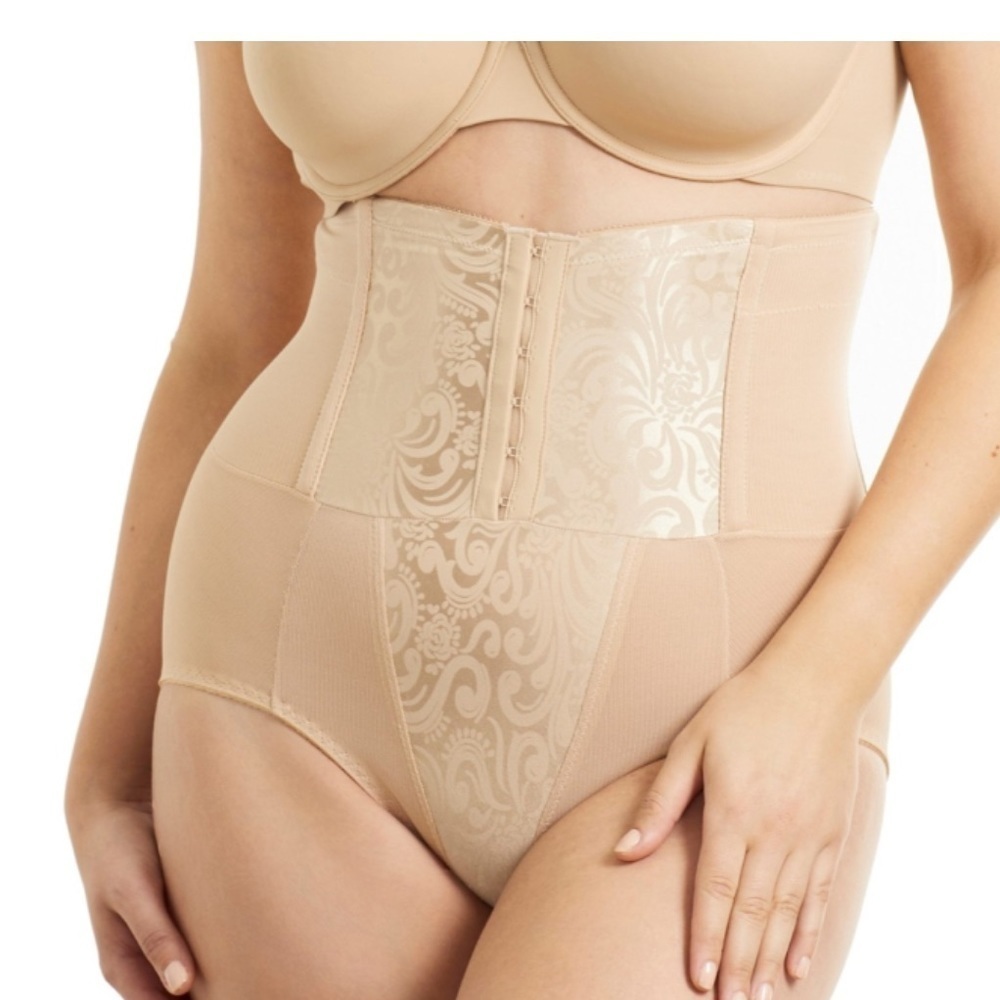 Cupid Extra Firm Waist Cinching Brief | Size M | Tan